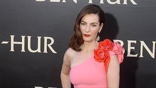 Ayelet Zurer quotBenHurquot Los Angeles Premiere Red Carpet [upl. by Ellenohs]