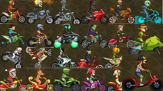 Moto X3M All Bikes Unlocking gameplay Best motorbike games Best Racing Games [upl. by Colbert425]