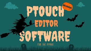 Brother Ptouch Editor Software  Get Spooky Using Clip Art How to Make Ptouch Halloween Labels [upl. by Mandler]