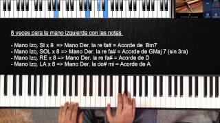 Arreglos y acompañamientos para Piano  Lección 12 Part 1 Piano Paradiddle [upl. by Nerahs]