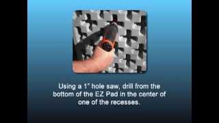 Installing conduit through an EZ Pad is easy with simple tools [upl. by Latsyrhk]