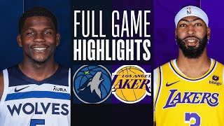 TIMBERWOLVES at LAKERS  FULL GAME HIGHLIGHTS  March 10 2024 [upl. by Mcwilliams]