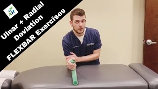 Ulnar and Radial Deviation Exercises  Theraband Flexbar [upl. by Nolly534]