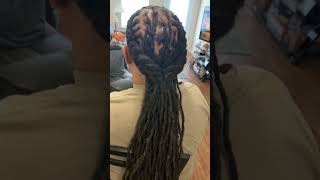 STYLED Locs After Perfect Retwist [upl. by Tor]