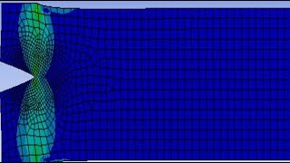 edge crack with premeshed crack fracture using ansys workbench [upl. by Nnyleuqcaj]