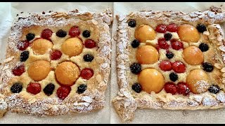 French Pastries At Home  Fruit amp Almond Tart [upl. by Anawk743]