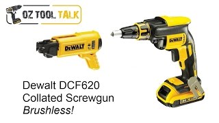 Dewalt 18V DCF620  Brushless Collated Screwgun Detailed Review [upl. by Nonnaer]