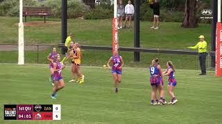 2024 Coates Talent League Girls R2 Dandenong Stingrays v Oakleigh Chargers [upl. by Eniamzaj]