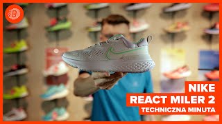 Nike React Miler 2  Techniczna minuta 106  Sklep Biegacza [upl. by Tsai]