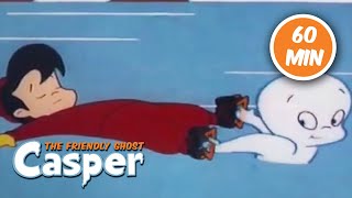 1 Hour Compilation  Casper The Friendly Ghost  Full Episode Collection  Cartoons For Kids [upl. by Chiang914]