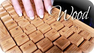 ASMR 20 Wood Triggers 🌳 NO TALKING Scratching Tapping Clicky amp New Sounds for Sleep amp Study 💚 [upl. by Noryb352]