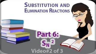 SN2 Reaction vid 2 of 3 Chirality and Mechanism of Bimolecular Substitution by Leah4sci [upl. by Gunilla]