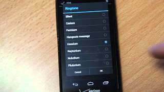 Motorola Droid Razr M  Alarm ringtones [upl. by Anneehs]