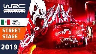 WRC Rally Mexico Street Stage 2019 Massive Jump and Tunnels [upl. by Suiddaht922]