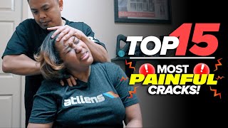 TOP 15 MOST PAINFUL CRACKS 😱🔥 Asmr Chiropractic Adjustment Crack Compilation  Dr Tubio [upl. by Naik]