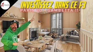 🏡 Charmant 3 Pièces à Rénover à Gambetta  Paris 20ème 🌟 [upl. by Blythe343]