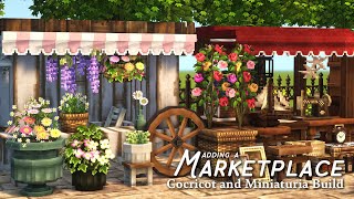 Adding a Marketplace to my Town  Minecraft Cocricot and Miniaturia Mod [upl. by Cozza]