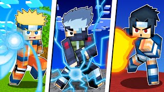 Choose Your Random Naruto Power in Minecraft Then Battle [upl. by Oigroeg]