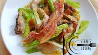 Jerk Chicken Caesar salad recipeFANTASTIC [upl. by Arretnahs]