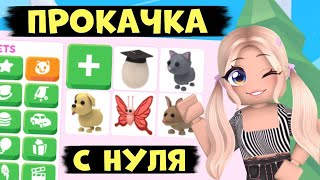 ПРОКАЧКА С НУЛЯ В АДОПТ МИ КАК ПРОКАЧАТЬСЯ В АДОПТ МИ ОТ НУБА ДО ПРО  Adopt me Roblox [upl. by Buttaro]