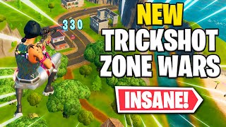 the NEW FORTNITE TRICKSHOT ZONE WARS Fortnite Trickshot Map [upl. by Borgeson331]