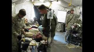 US army 6th Engineer medics in action May 2012 [upl. by Lamonica]