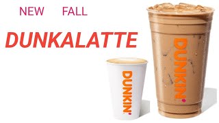 DUNKIN DONUTS NEW DUNKALATTE  HOW TO MAKE DUNKIN DUNKALATTE [upl. by Akihdar510]