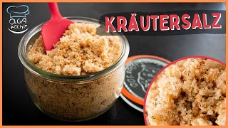 Kräutersalz selber machen aus wenigen Zutaten 🧂🌿 Mein Universal Gewürz in 5 Minuten [upl. by Krell]