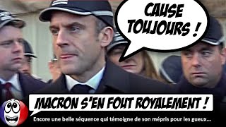 Le MÉPRIS TOTAL de Macron pour un interlocuteur Sidérant [upl. by Nananne]