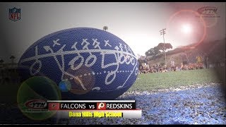 NFL Flag Football Falcons vs Redskins Highlight Feature [upl. by Aztiram]