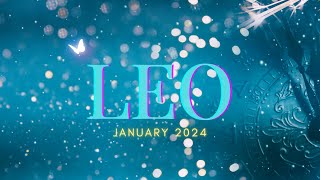 Leo youre being divinely guided to this person 💞✨ Leo January Tarot Reading [upl. by Haidadej]