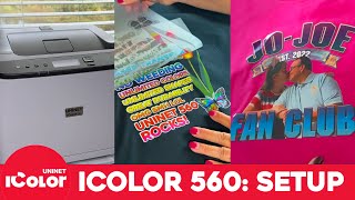 Uninet IColor 560 White Toner Printer [upl. by Anelrahs]