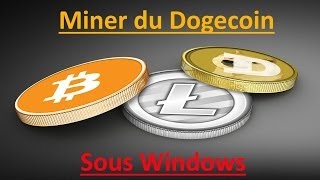 Miner du Dogecoin sous Windows [upl. by Opalina]