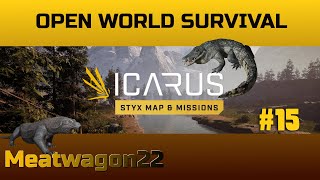 Building Biofuel Power Generator  Icarus Open World Survival Styx Map Part 15 [upl. by Auohs]