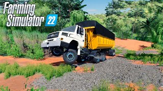 REI DO ALAMBIQUE PERRENGUE PARA ENTRAR COM O CALCARIO NO SITIO FARMING SIMULATOR 22 [upl. by Reuben]