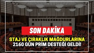 Staj Ve Çıraklık Mağdurlarına 10 Yıl Primle Erken Emeklilik 2160 Gün Ek Prim Fırsatı Geldi [upl. by Kirtley362]