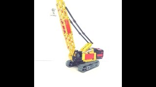 Crawler Crane LEGO Technic MOC [upl. by Attenohs]