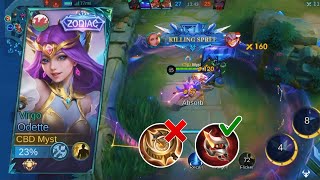 SOLO RANK UP WITH ODETTE  ODETTE BEST BUILD AND EMBLEM 2024  ODETTE GAMEPLAY  MLBB [upl. by Adelice538]