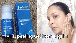 Viral peeling gel from pilgrimSwiss aqua rush rangeGentle Exfoliation amp soft skinHydrated skin [upl. by Traggat446]