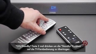 Canton Soundbar auch ohne HDMI Anschluss mit TV Fernbedienung bedienen [upl. by Chloette499]