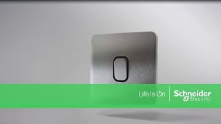 Lisse Screwless Deco Light Switches by Schneider Electric  Range Presentation [upl. by Dominga]