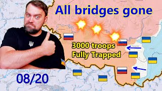 Update from Ukraine  Great news All of the Bridges gone 3000 Ruzzian troops are trapped [upl. by Goulette]