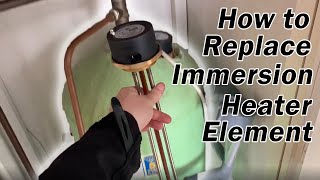 How to replace an immersion heater element [upl. by Iney]