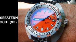 SEESTERN Doxa SUB300T Homage Watch Review V3 [upl. by Livingstone106]