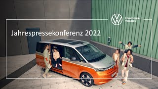 Digitale Jahrespressekonferenz von Volkswagen Nutzfahrzeuge 2022 [upl. by Lejna403]