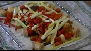 Recette de cuisses de poulet et légumes au four [upl. by Bertram959]