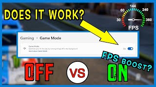 Windows Game Mode On vs Off  Does it work FPS Boost  Gaming PC Guides Tips and FAQ 2024  6 [upl. by Rubin]