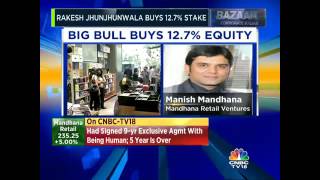 Sale Of Shares To Jhunjhunwala Will Lead To Release Of Pledged Shares Mandhana Retail [upl. by Frodin]