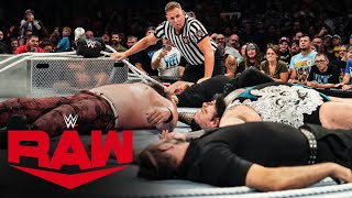 FULL MATCH Ring collapses in Strowman vs Reed Last Monster Standing Match Raw Sept 30 2024 [upl. by Lemaceon]