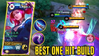 NEW META LAYLA BEST 1 HIT BUILD 2024  BUILD TOP GLOBAL LAYLA 2024  MLBB [upl. by Onaicram]